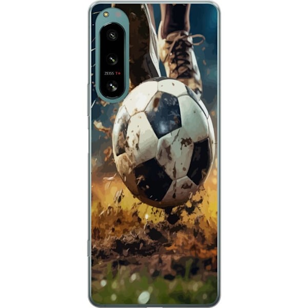 Sony Xperia 5 IV Genomskinligt Skal Fotboll