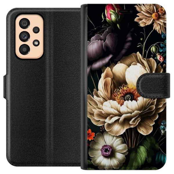 Kompatibelt Lommeboketui til Samsung Galaxy A53 5G Blomster