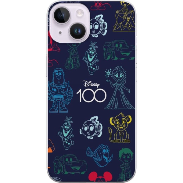 Apple iPhone 14 Gennemsigtig cover Disney 100