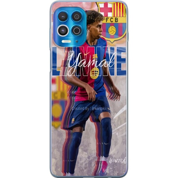 Motorola Edge S Läpinäkyvä kuori Lamine Yamal FCB