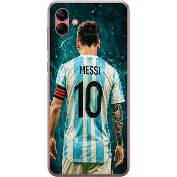 Samsung Galaxy A04 Läpinäkyvä kuori Messi