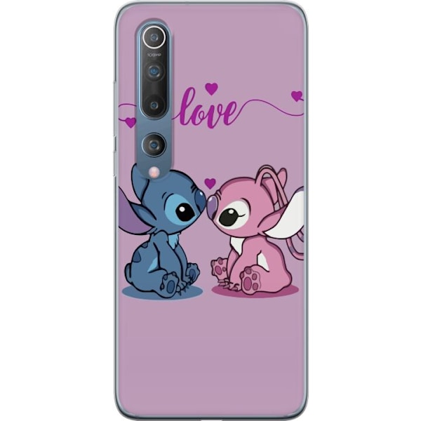 Xiaomi Mi 10 5G Genomskinligt Skal Lilo & Stitch – Angel Edi
