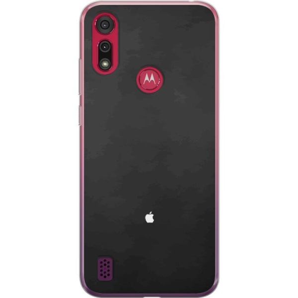 Motorola Moto E6s (2020) Gennemsigtig cover Apple Grey