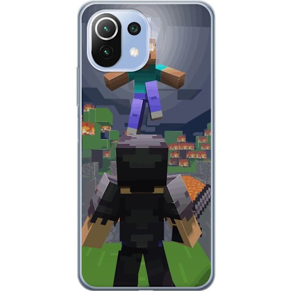 Xiaomi Mi 11 Lite Gjennomsiktig deksel Minecraft