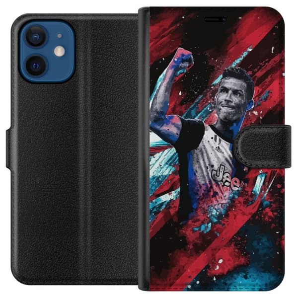 Kompatibelt Plånboksfodral till Apple iPhone 12 mini Cristiano Ronaldo
