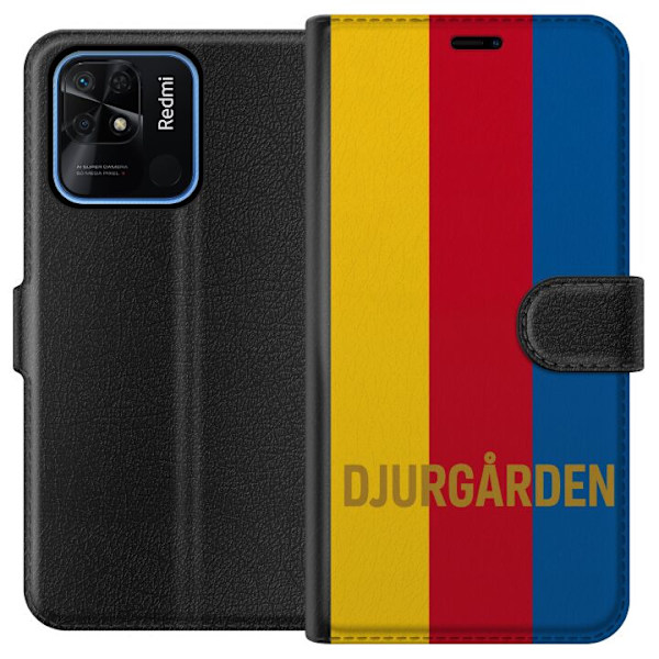 Xiaomi Redmi 10C Tegnebogsetui Djurgården – fodbold