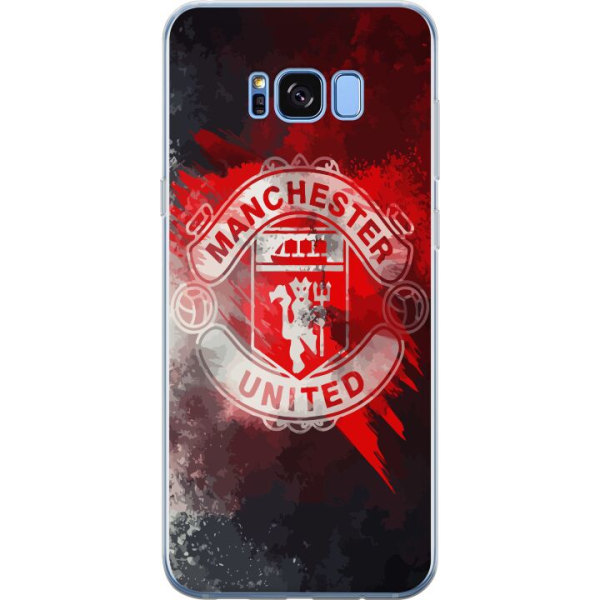 Samsung Galaxy S8 Genomskinligt Skal Manchester United FC
