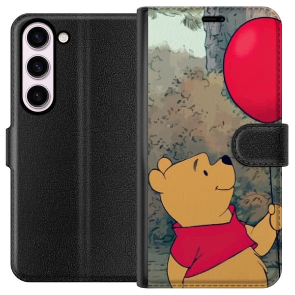 Kompatibelt Plånboksfodral till Samsung Galaxy S23 Nalle Puh