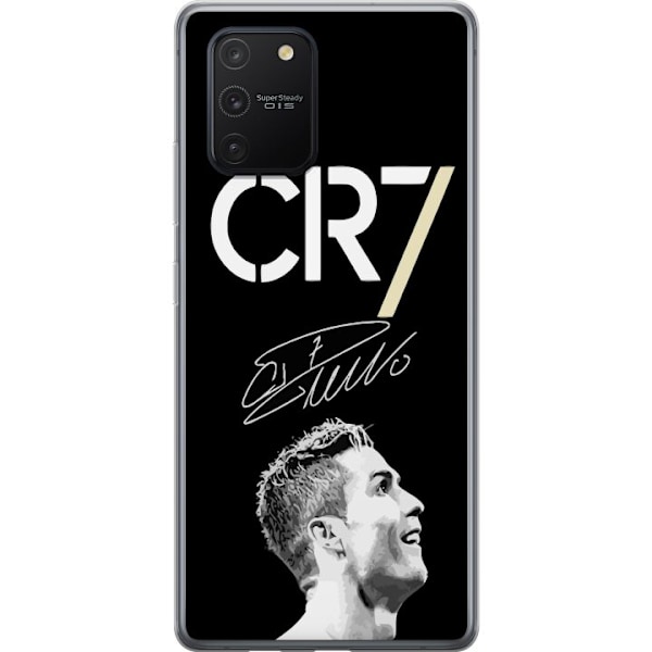 Samsung Galaxy S10 Lite Genomskinligt Skal CR7 Ronaldo