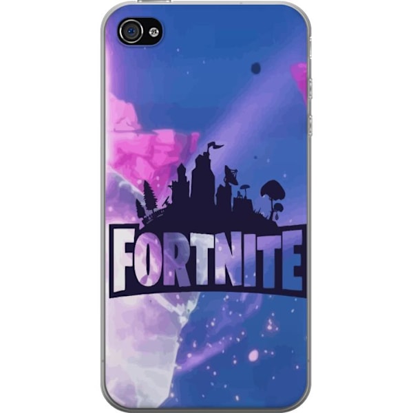 Apple iPhone 4 Gennemsigtig cover Fortnite