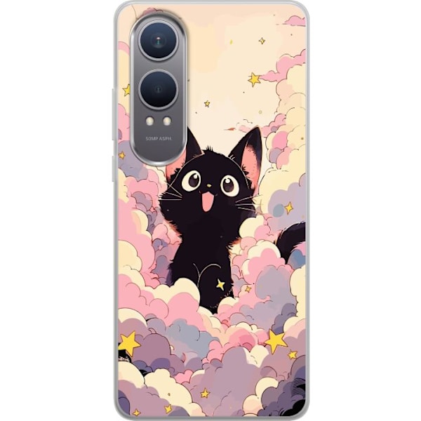 OnePlus Nord CE4 Lite Gennemsigtig cover Kawaii Kat