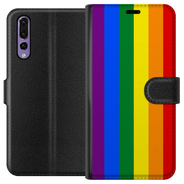 Huawei P20 Pro Plånboksfodral Pride Flagga