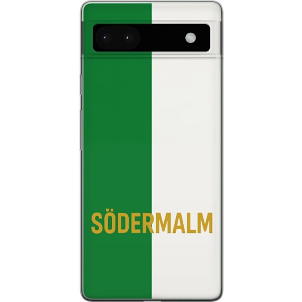 Google Pixel 6a Läpinäkyvä kuori Södermalm - jalkapallo