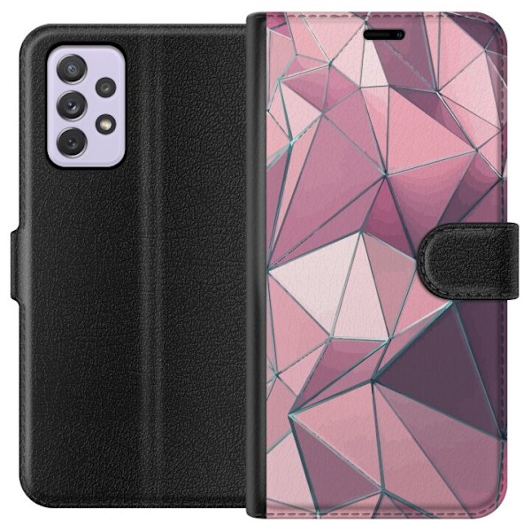 Samsung Galaxy A52s 5G Lompakkokotelo Punainen kuvio