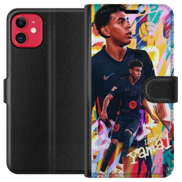 Kompatibel Tegnebogsetui til Apple iPhone 11 Lamine Yamal