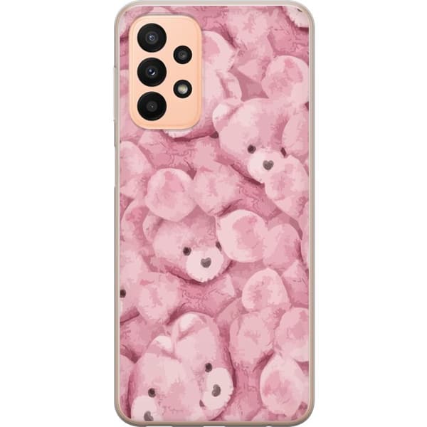 Kompatibelt Mobildeksel til Samsung Galaxy A23 Rosa Bamsen
