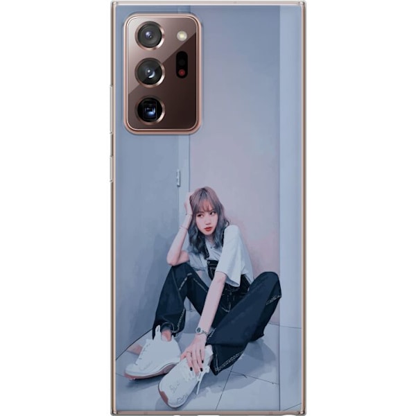 Samsung Galaxy Note20 Ultra Läpinäkyvä kuori Lisa from Blackpink – K-pop Style Icon