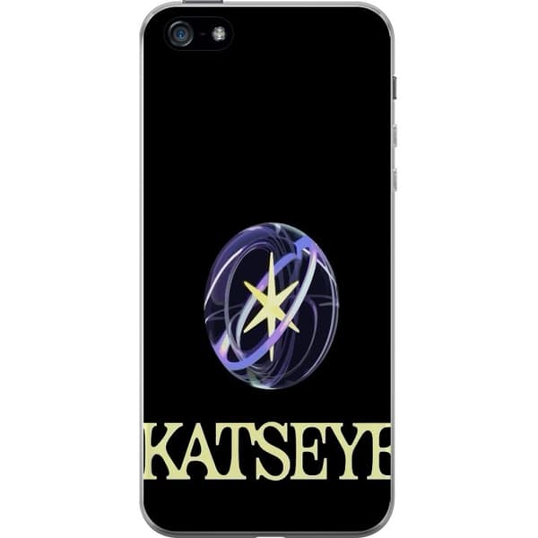 Kompatibelt Mobilskal till Apple iPhone 5 KATSEYE logotyp svart
