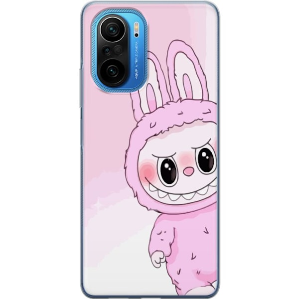 Xiaomi Poco F3 Gennemsigtig cover Labubu Kanin-serien