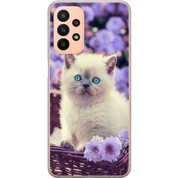 Kompatibelt Mobildeksel til Samsung Galaxy A23 Katt