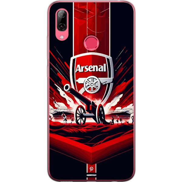 Huawei Y7 (2019) Genomskinligt Skal Arsenal