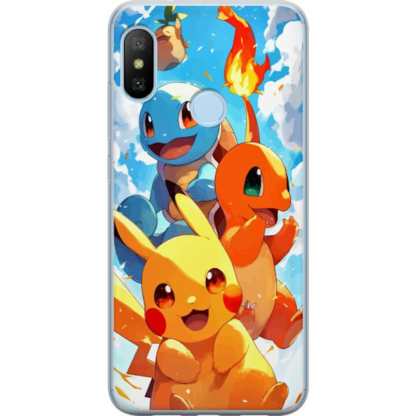 Xiaomi Mi A2 Lite Läpinäkyvä kuori Pocket Creatures - innoi