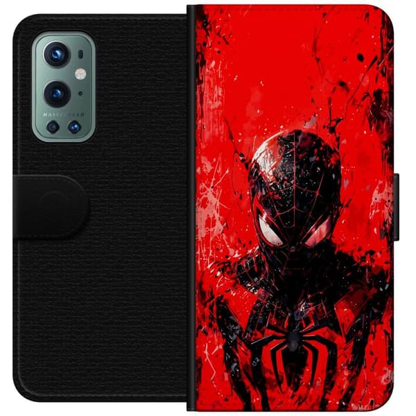 Kompatibelt Plånboksfodral till OnePlus 9 Pro Spider Man
