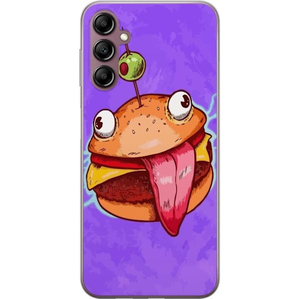 Samsung Galaxy A14 5G Gennemsigtig cover Fortnite burger