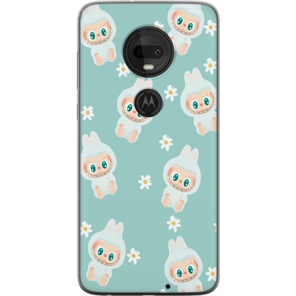 Motorola Moto G7 Läpinäkyvä kuori Labubu Candy Vibes