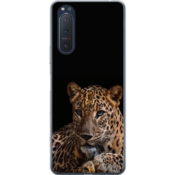 Sony Xperia 5 II Genomskinligt Skal Leopard