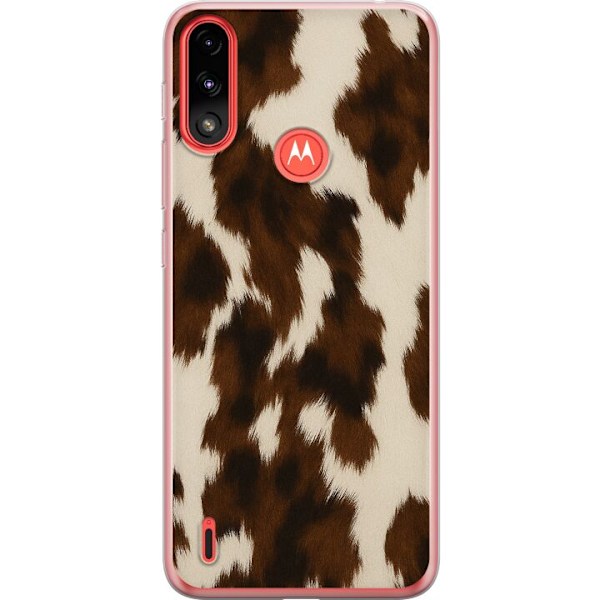 Motorola Moto E7 Power Läpinäkyvä kuori Värisuihku
