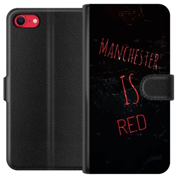 Kompatibel Tegnebogsetui til Apple iPhone SE (2020) Manchester United