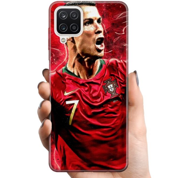 Samsung Galaxy A12 TPU Matkapuhelimen kuori Cristiano Ronaldo