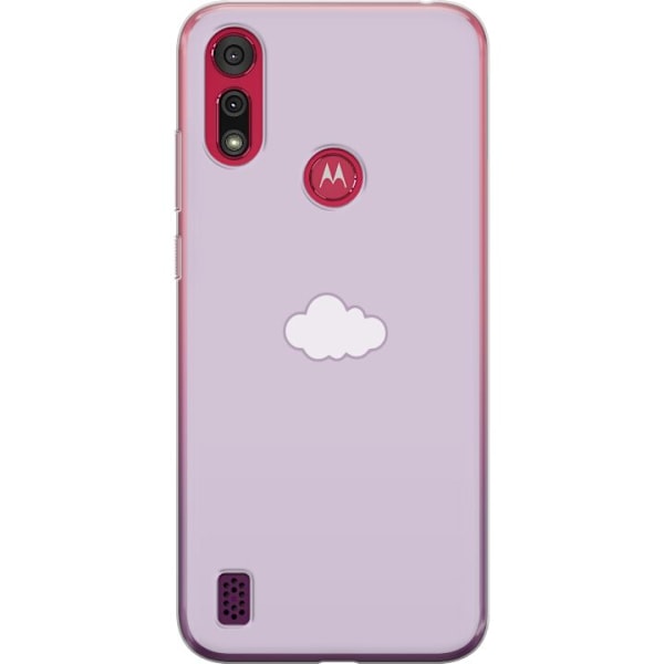 Motorola Moto E6s (2020) Gennemsigtig cover Lilla Sky - minima