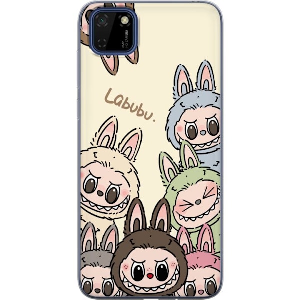 Huawei Y5p Genomskinligt Skal Labubu Pastel Collection