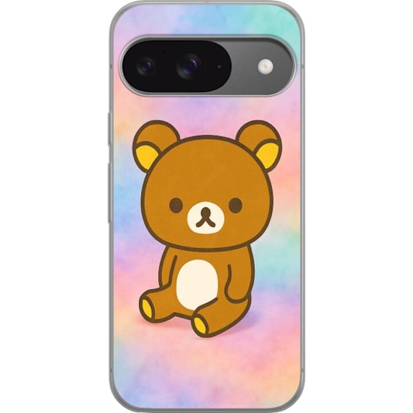 Google Pixel 9 Pro Läpinäkyvä kuori Kawaii Sanrio Rilakkuma