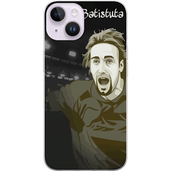 Apple iPhone 14 Gennemsigtig cover Gabriel Batistuta