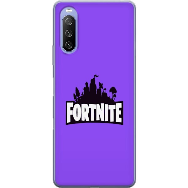 Sony Xperia 10 III Gennemsigtig cover Fortnite