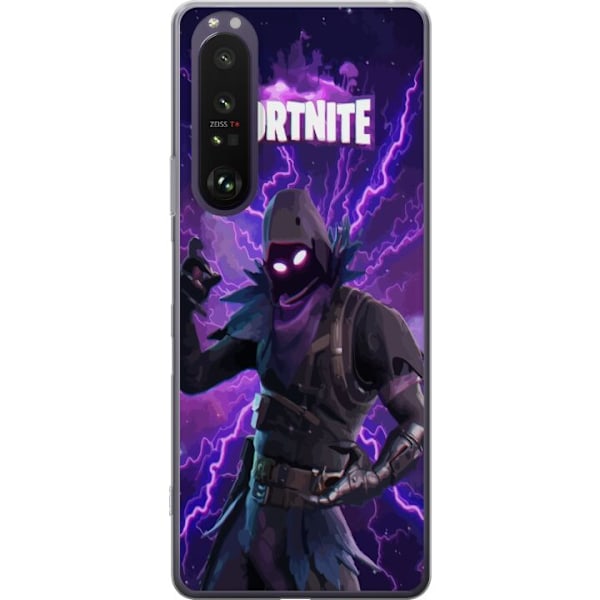 Sony Xperia 1 III Gennemsigtig cover Fortnite Raven