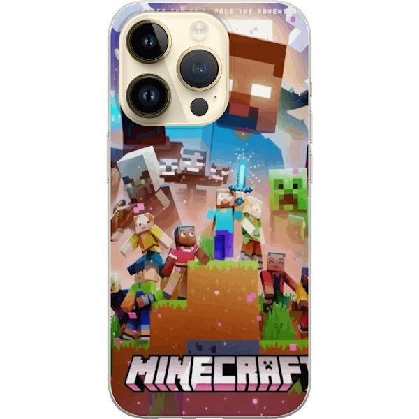 Apple iPhone 14 Pro Gennemsigtig cover Minecraft