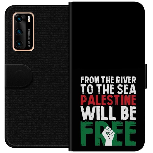 Huawei P40 Tegnebogsetui Fri Palæstina