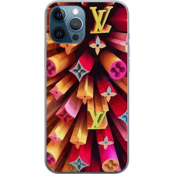 Apple iPhone 12 Pro Genomskinligt Skal LV Christmas