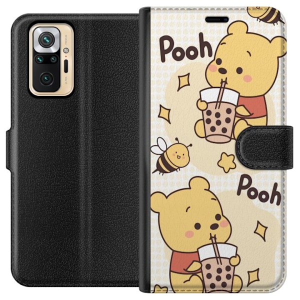 Xiaomi Redmi Note 10 Pro Plånboksfodral Nalle Pooh Style – klassiskt björnmotiv i ny tolkning