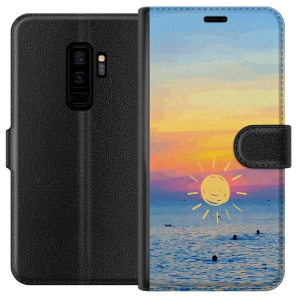 Kompatibel Tegnebogsetui til Samsung Galaxy S9+ Solnedgang