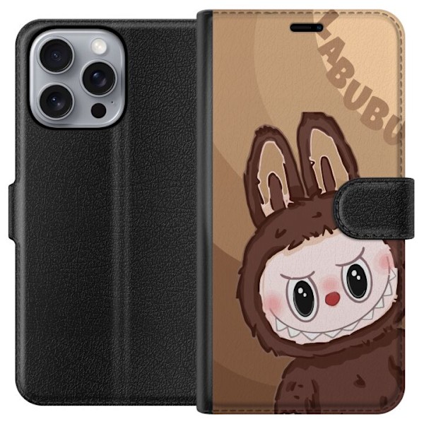 Apple iPhone 16 Pro Max Lompakkokotelo Labubu Pilvipieni - Val