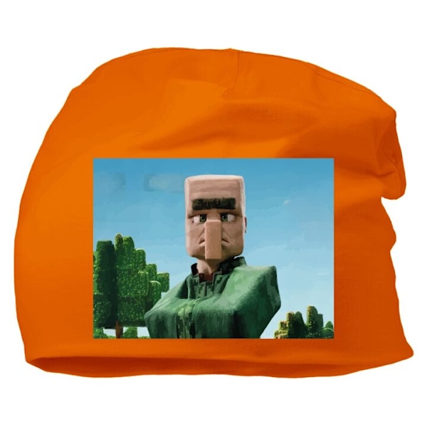 Lue for Voksen | Varm Beanie i Mykt Materiale A Minecraft Movie Oransje one size