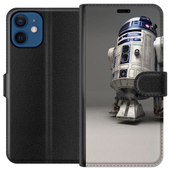 Kompatibelt Plånboksfodral till Apple iPhone 12 mini R2D2 Star Wars