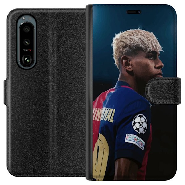 Sony Xperia 5 III Lompakkokotelo Lamine Yamal - Barcelonan ihm