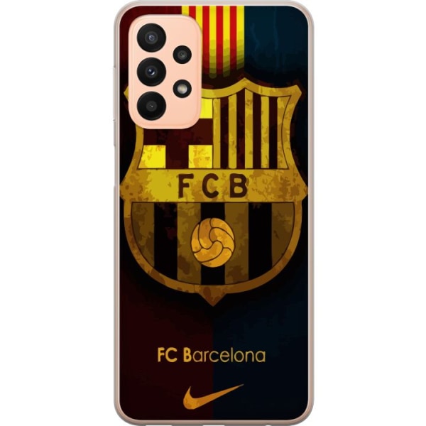 Samsung Galaxy A23 5G Gennemsigtig cover FC Barcelona