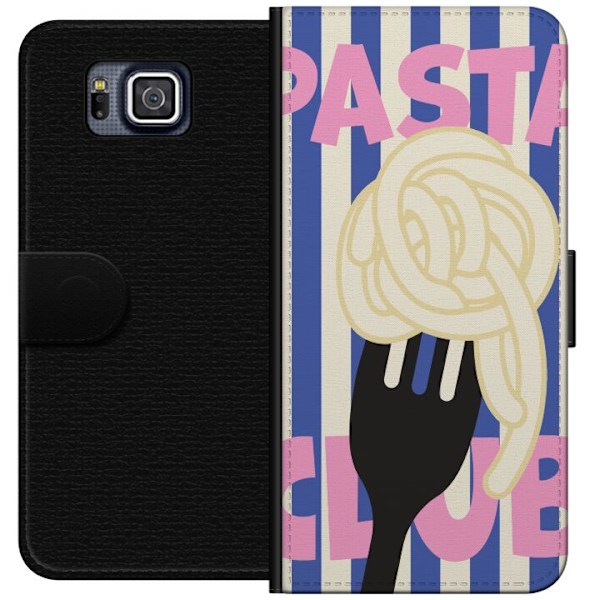 Samsung Galaxy Alpha Lompakkokotelo Pasta Twirl